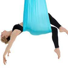 Yoga ropes are most effective, versatile tool for developing strength flexibility. Household Handstand Elastic Stretching Rope Aerial Yoga Hammock Set Sky Blue Alexnld Com