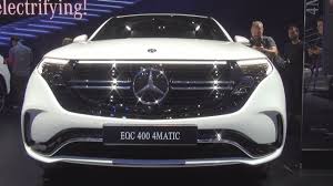 Mercedes Benz Eqc 400 4matic White 2019 Exterior And Interior Youtube