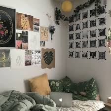 Green Bedroom Tumblr Creative Wall Painting Multipurpose Room Room Decor