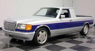 The Mercedes Benz S Class Pickup Truck You Never Knew About Carscoops Pickup Trucks Mercedes Benz Cars Benz