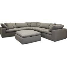 Slate Gray 5 Piece Sectional Sofa Peyton Sectional Sofa Large Sectional Sofa The Big Comfy Couch