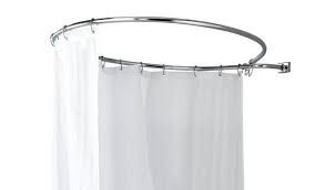 Plain shower curtains are quite inexpensive, but if you want a decorative look, the cost can add up. Buy Argos Home Round Shower Rail Shower Poles Argos