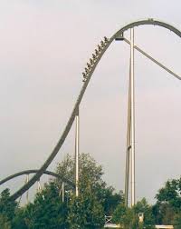 silverstar europapark rust germany may 2013 europa park rust roller coaster riders on the storm