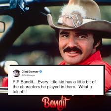 Burt reynolds, who is known and loved for his iconic smokey and the bandit character, died thursday at the age of 82, according to his agent todd eisner. Nascar On Fox Nascar Community Remembers Burt Reynolds Facebook