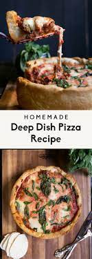 My Favorite Deep Dish Pizza Recipe Ambitious Kitchen Recipe In 2020 Deep Dish Pizza Recipe Pizza Recipes Deep Dish Pizza
