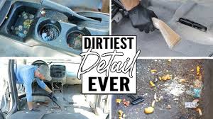Cleaning The Dirtiest Car Interior Ever Complete Disaster Full Interior Car Detailing A Ford Car Detailing Diy Car Detailing Interior Cleaning Car Upholstery
