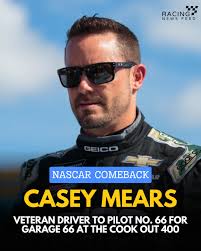 This may be the best opportunity for our Cup team since it started. Casey  is a top level driver and is helping our team raise the bar of our  preparation.