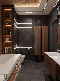 luxurious interior with wood slat walls bathroom interior design bathroom design luxury master bathroom design