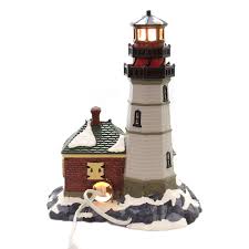 Compare prices & save money on christmas decor. Dept 56 House Christmas Cove Lighthouse Snow Village Coastline Ocean 5483 6 Walmart Com Walmart Com