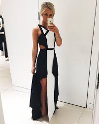 Formal Elegant Black And White Dress For Sorority Or Prom Event Instagram Shealeighmills Wh Sorority Formal Dress College Formal Dresses Sorority Dresses