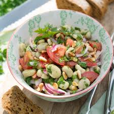 Dicke Bohnen Salat Italienisch Rezept Dicke Bohnen Salat Dicke Bohnen Rezepte Dicke Bohnen