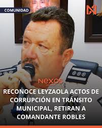 El Alcalde de #Escobedo, Andrés Mijes, reconoció que el municipio recibió  “un par” de quejas por presuntas extorsiones y confirmó que el Director de  Tránsito, Santos Ramsés Araiza Figueroa, fue dado de