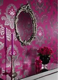 Suitable for most living areas, this paper can be used to paper a whole room or ideally for a feature wall. Free Download Hot Pink With Black Silver Glitter Damask Wallpaper Arthouse 10m 429x585 For Your Desktop Mobile Tablet Explore 44 Free Pink And Silver Wallpaper Brown And Gold Wallpaper