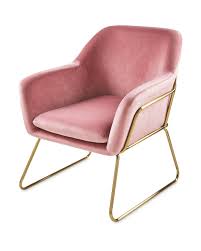Add a touch of elegance and personality to your room with an upholstered arm chair. Metal Frame Pink Arm Chair Aldi Uk