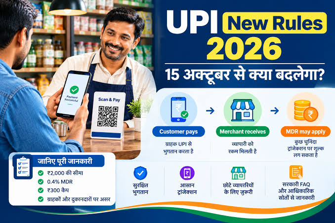 UPI New Rules 2026: 15 अक्टूबर से क्या बदलेगा?