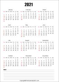 Calendars are available in pdf and microsoft word formats. Free 2021 Calendar With Notes