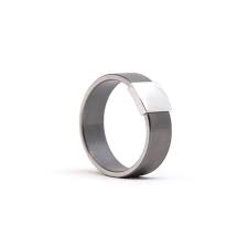 The Gunmetal Barrel Band Gunmetal Mens Wedding Rings Mens Wedding Bands