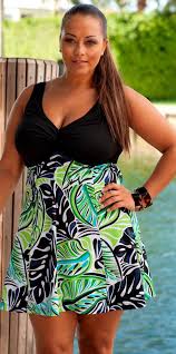 Plus Size Swim Dress One Piece Swimdress Front By Houseoflaroux 50 00 Summer Fashion Outfits Plus Size Swimwear Plus Size Swimsuits
