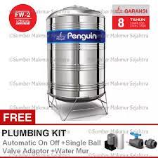 Cara mengatasi/menambal tandon/penampung air bocor. Penguin Toren Tandon Tangki Air Stainless 1000 Liter Tbsk 1000 Lazada Indonesia