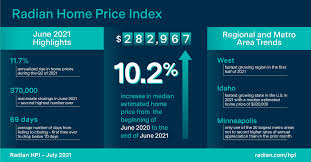 August 16, 2021, 12:01 am edt. U S Home Prices End First Half Of Year On Even Stronger Note Radian Home Price Index Reveals Business Wire