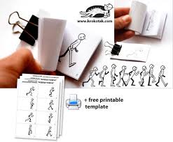 Diy Animated Book Krokotak Flip Book Animation Animated Book Flip Books Diy