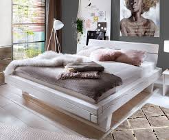 Startseite » betten » balkenbetten » balkenbett massiv fichte 180 x 200 massivholzbett elias. Weisses Balkenbett Mit Kufen Aus Fichte Massivholz Arnara