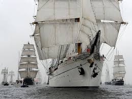 Tall Ships In Full Display At Kiel Germany
