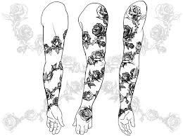 Blakes Tattoo Right Arm Rose Vine Flower Vine Tattoos Rose Tattoo Sleeve Vine Tattoos