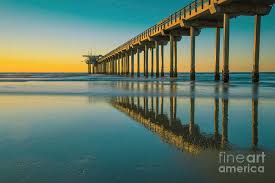 On top of that the amazing sripps pier with that architectural. Serenity Scripps Pier La Jolla San Diego Photograph By Edward Fielding