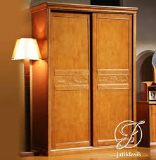 Tentu saja yang kami maksud 100rb an adalah harga rel. Jual Lemari Minimalis Sliding Pintu 2 Kayu Jati Jati Klasik Furniture