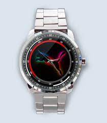 New Puma Logo Custom Stainless Steel Wrist Watch Wrist Watch Stainless Watch Puma Logo