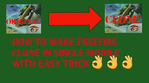This content only for prank , comedy, enjoyment. Make Freefire Clone In Your Single Anroid Mobile Best Trick Youtube