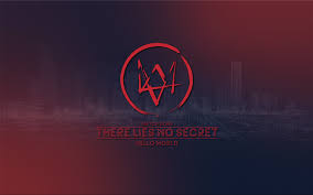 A Fan Made Wallpaper For Pc With Watch Dogs Logo Watch Dogs Watch_dogs, logo, video games, digital art.