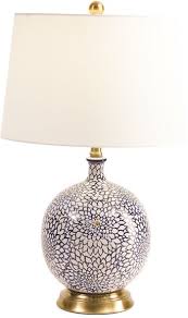 Safavieh Lighting Tbl4104a 25 Orianna Blue And White Table Lamp Deep Discount Lighting Finely Crafted This Table Lamps I White Table Lamp Lamp Table Lamp