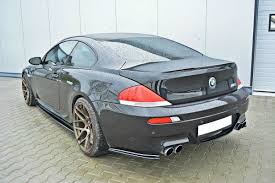 L'actualité des programmes #m6 ! Rear Side Splitters Bmw M6 E63 Gloss Black Our Offer Bmw Seria M6 E63 Maxton Design