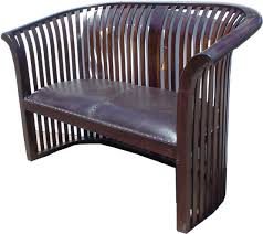 Entdecke 346 anzeigen für sofa und sessel im kolonialstil zu bestpreisen. Kolonialstil Sofa Aus Teakholz Mit Gepolsterter Ledersitzflache Modell 10 90x140x70 Cm