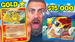 I Opened a $15,000 Box To Find GOLD STAR Pokemon Cards!