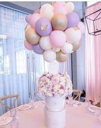 I cut the form out on foam board and covered it with foil. Decorationn Baby Girl Shower Themes Baby Shower Purple Beautiful Baby Shower