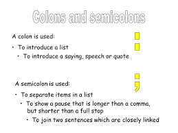 In this lesson, i will teach you how to use two key punctuation marks: Ks3 Punctuation Colons And Semi Colons Teaching Resources