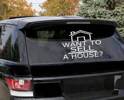 Want To Sell A House Real Estate Agent Sticker Realtor Listing Agent Real Estate Investor Car Decals Ipad De Bumper Stickers Vinyl Decals Permanent Vinyl