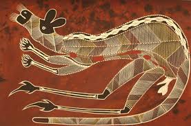 Kangaroo Dreaming By Aboriginal Artist Eddie Blitner Ochre On Canvas For Sale At Aussie Product Aboriginal Art Symbols Aboriginal Art Aboriginal Art For Sale