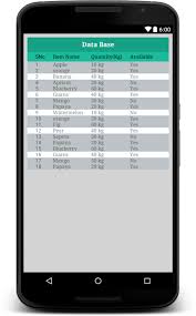 Table Layout Example Android Xml Layout Mobile Design Android