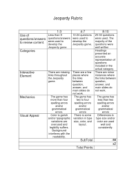Is know a lot of facts? Rubric Jeopardy Pdf Typography Cognitive Science