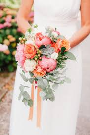 I should really start this blog post with a wonderful picture of my gorgeous bride and groom but i am after all a florist and i am obsessed with this image taken of our flowers. Wedding Bouquets Peach Coral Charm As In Peony Wedding Bouquet See The Full Destinat Wedding Lande Leading Wedding Magazine Ideas Inspirations The Hottest New Wedding Trends