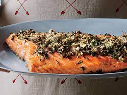 Salmon with sweet and sour leek sauce. 12 Main Dishes Perfect For Passover Cooking Light