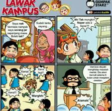 Ada tak dekat sini peminat komik lawak kampus ? Lawak Kampus 17 Wattpad