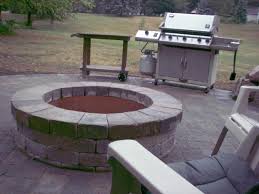 The deep pit of this piece is certain to keep your guests warm Firepit Ring Over Pavers Doityourself Com Community Forums