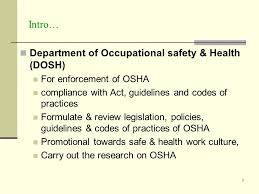 See more of department of occupational safety and health on facebook. 1 Occupational Safety Health Administration A Introduction B Department Of Occupational Safety Health C National Institute Of Safety Health D Occupational Ppt Download