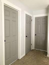 Paint ideas for doors to try immediately | clare the interior of this front door is painted in a fun, vibrant light blue shade. How To Paint Your Interior Doors Painted Interior Doors Doors Interior Interior Door Colors