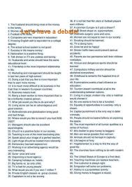 Top debate topics for students. 68 Interesting Debate Topics Teaching Resources